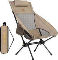 Fanttik Outdoor Zeta L8 Max Rocker Camping Chair, Multi-Angle Adjustable Camping Chair Supports 250 lbs, Portable & Lightweig...