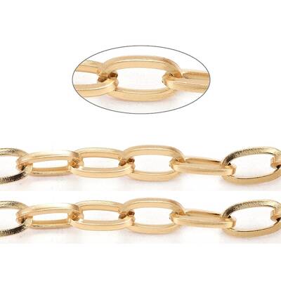 Ion Plating(IP) 304 Stainless Steel Paperclip Chains