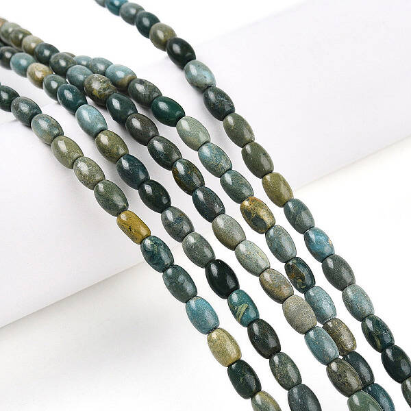 Natural Shoushan Jade Beads Strands