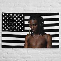 Osamason American Flag Tapestry – Underground Rapper Wall Art 40in*60in Tapestry