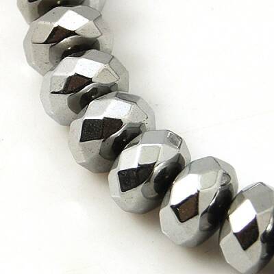 Non-magnetic Synthetic Hematite Beads Strands
