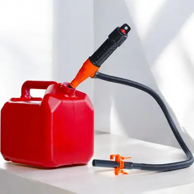 Portable Batterypowered Water Pump - Electric Oil Pump for Gas,Fuel,Transfer 2.6 GPM Flow,Car Fuel Tank Oil siphon Pump,fuels...