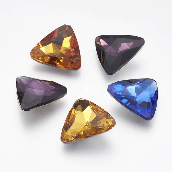 Glass Pointed Back Rhinestone