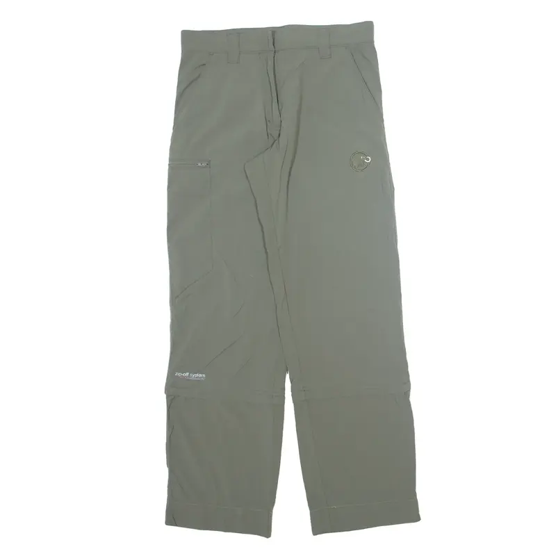 MAMMUT Outdoor Womens Trousers Green Regular Straight W28 L30