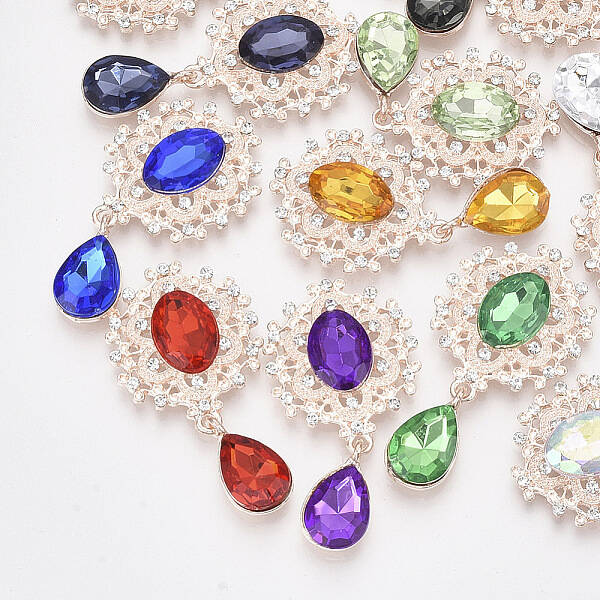 Rose Gold Plated Alloy Cabochons