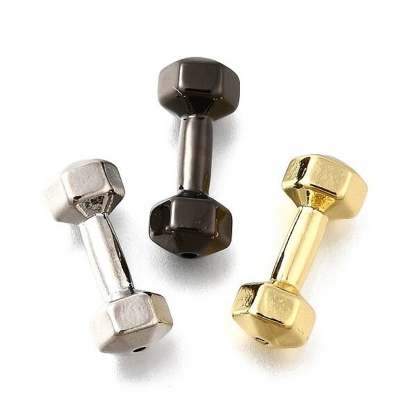 3Pcs 3 Colors Brass Beads