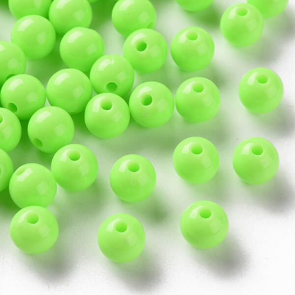 Opaque Acrylic Beads