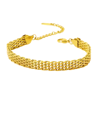 18K Gold Chain Bracelet