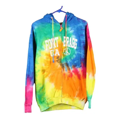 Fort Bragg CA Exist Tie-Dye Hoodie - Medium Multicoloured Cotton Blend