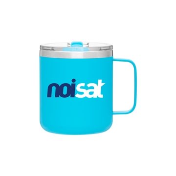 24 Custom 12 oz Camper - Powder - Matte Aqua - Vacuum Insulated