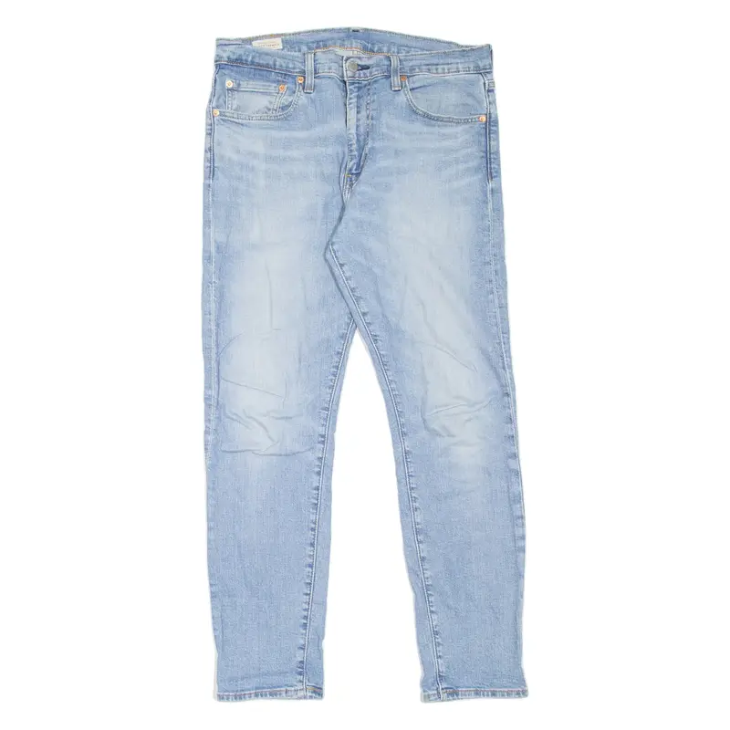 LEVI'S 512 BIG E Jeans Mens Blue Slim Tapered Stone Wash W32 L30