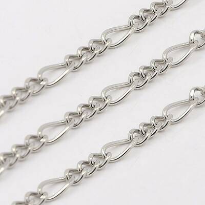 Tarnish Resistant 304 Stainless Steel Figaro Chains