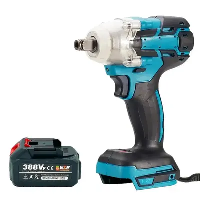 Cordless Impact Wrench Kit for Summer, Electric Impact Wrench with 1 Battery, Cordless Power Tools Set, Durable Hand Brushle...