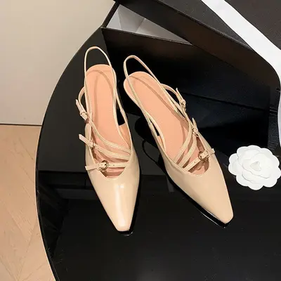 CHIKO Kenzie Pointy Toe Stiletto Slingback Shoes