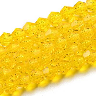 Transparent Glass Beads Strands