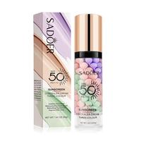 3-in-1 Color Correcting Facial Serum, Moisturizing Primer, , SPF 50 PA+++, Brightening Primer for Even Skin Tone, Oil Control...