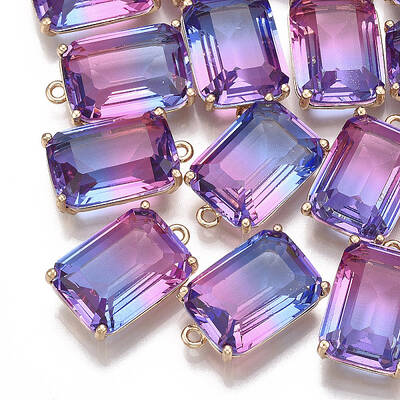 Two Tone Glass Pendants
