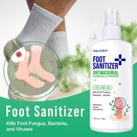 Foot Sanitizer Spray with Tea Tree Oil, Shoe Deodorizer & Foot Odor Eliminator Spray, Contains natural tea tree oil and aloe ...