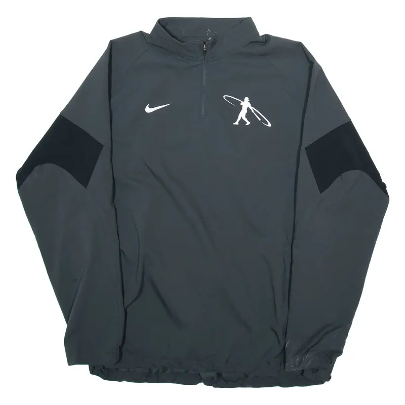 NIKE Mens Pullover Jacket Grey L