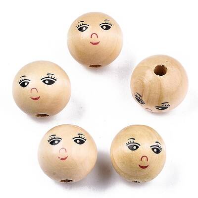 Unfinished Natural Wood Beads