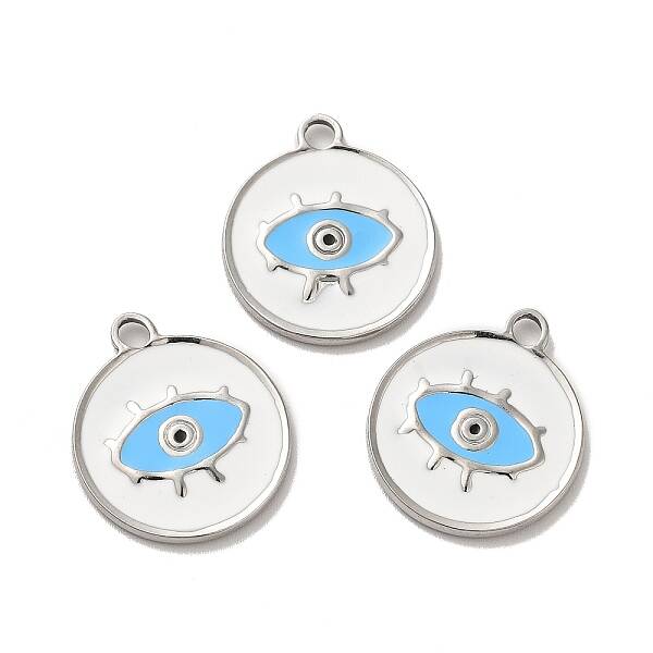 304 Stainless Steel Enamel Pendants