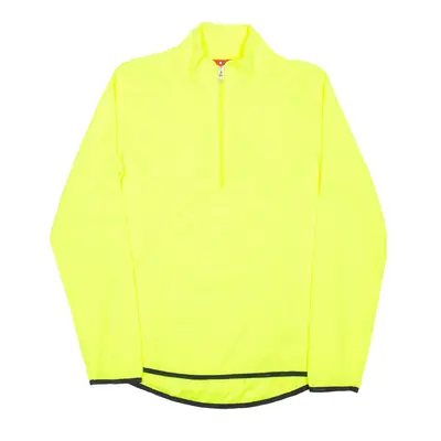 CHAMPION Athletic Fleece Yellow 1/4 Zip Mens S
