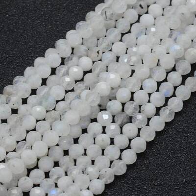 Natural Rainbow Moonstone Beads Strands