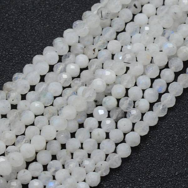 Natural Rainbow Moonstone Beads Strands