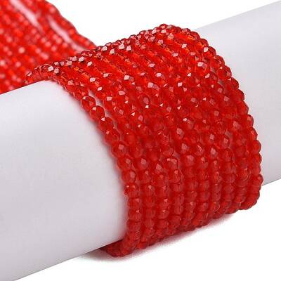 Transparent Glass Beads Strands