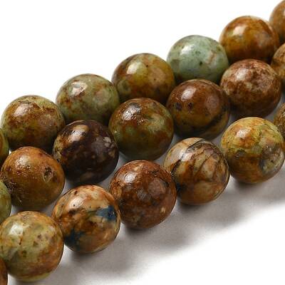 Natural Yellow Chrysocolla Beads Strands