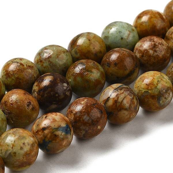Natural Yellow Chrysocolla Beads Strands