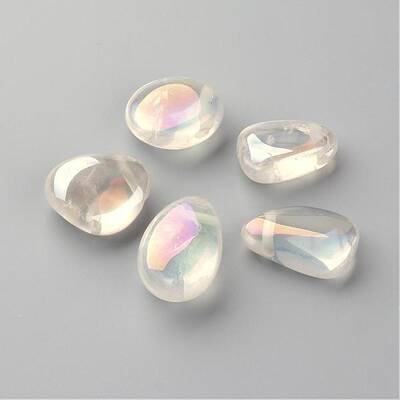 Natural Quartz Crystal Beads
