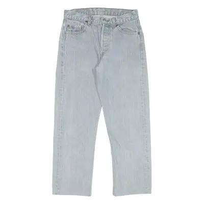 LEVI'S Womens Jeans Grey Regular Straight 90s W26 L25