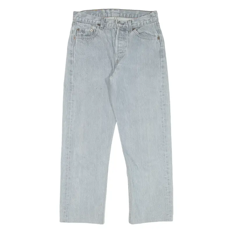 LEVI'S Womens Jeans Grey Regular Straight 90s W26 L25