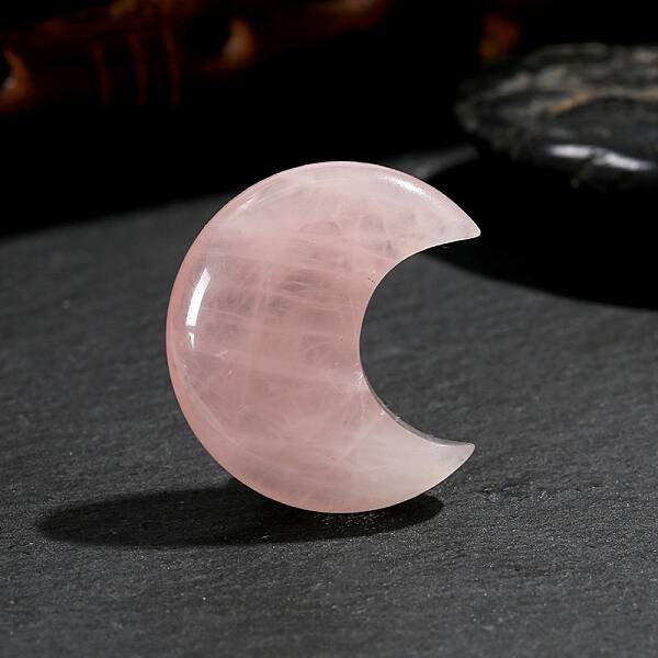 Natural Rose Quartz Palm Stone Massager