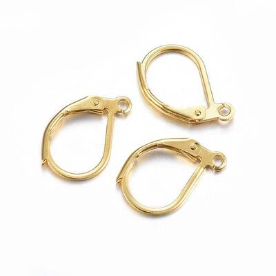 304 Stainless Steel Leverback Earring Findings