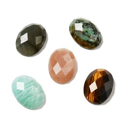 Natural Mixed Stone Cabochons