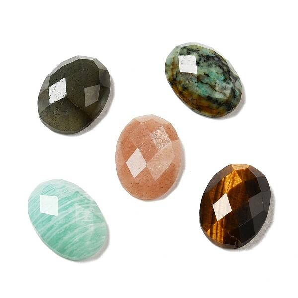 Natural Mixed Stone Cabochons