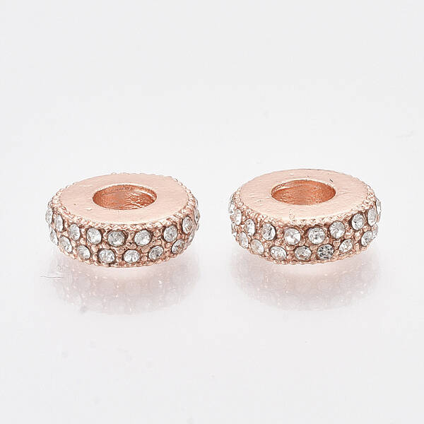 Rose Gold Plated Alloy European Beads