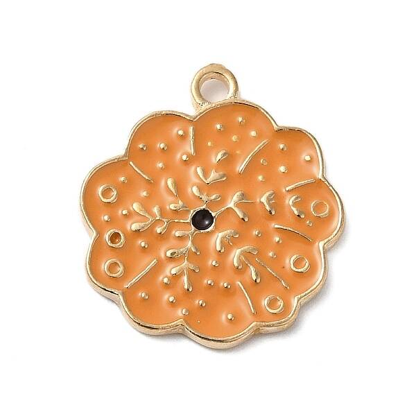 Thanksgiving Day Golden Tone Alloy Enamel Pendants