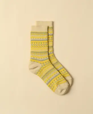 Women's Vintage Pattern Sock - 19