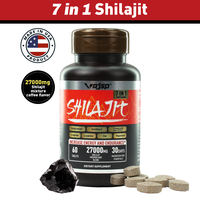 Vajsp Shilajit 7-in-1 Energy & Endurance Supplement - Natural Ingredients for Increased Energy, Stamina, and Wellness - Suppo...