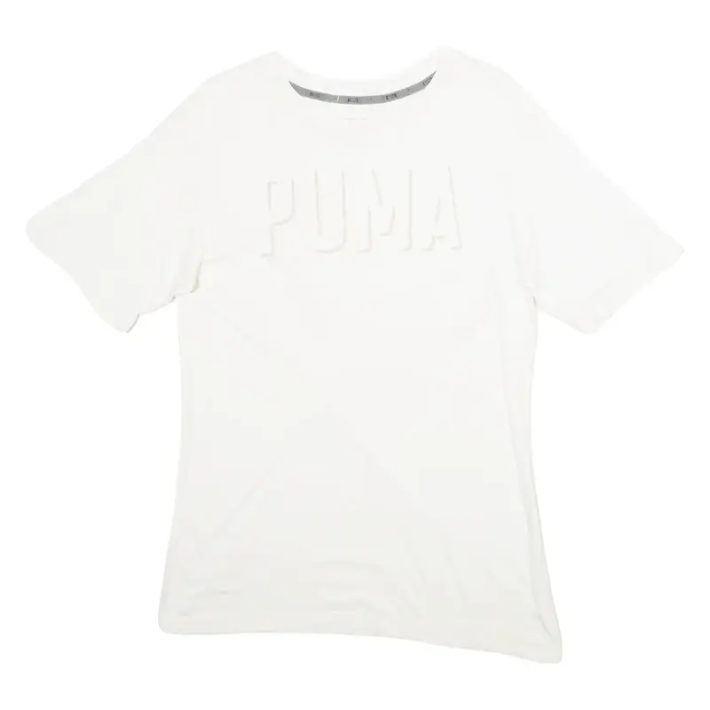 PUMA Womens T-Shirt White UK 10
