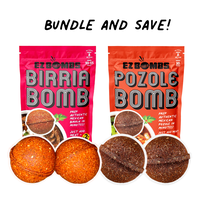 Birria and Pozole Bombs bundle by EZ Bombs - Seasoning Spice Bomb Flavor for Authentic Mexican Dishes - Traditional