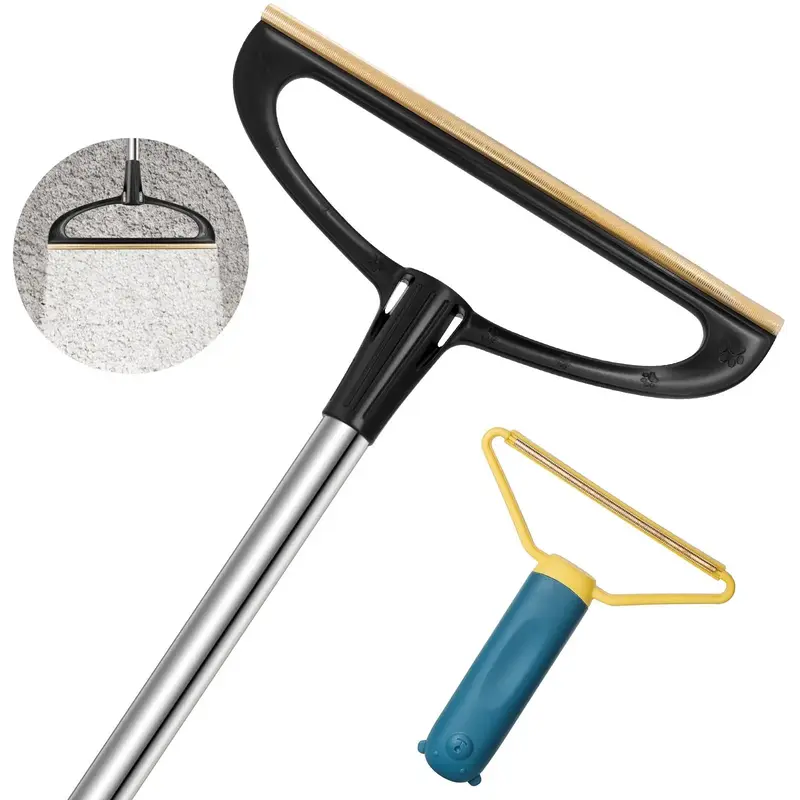 Adjustable Pet Hair Removal Tool Set, 2 Counts Pet Hair Removal Tool, Pet Hair Remover, Dog & Cat Grooming Supplies, Dog & Ca...