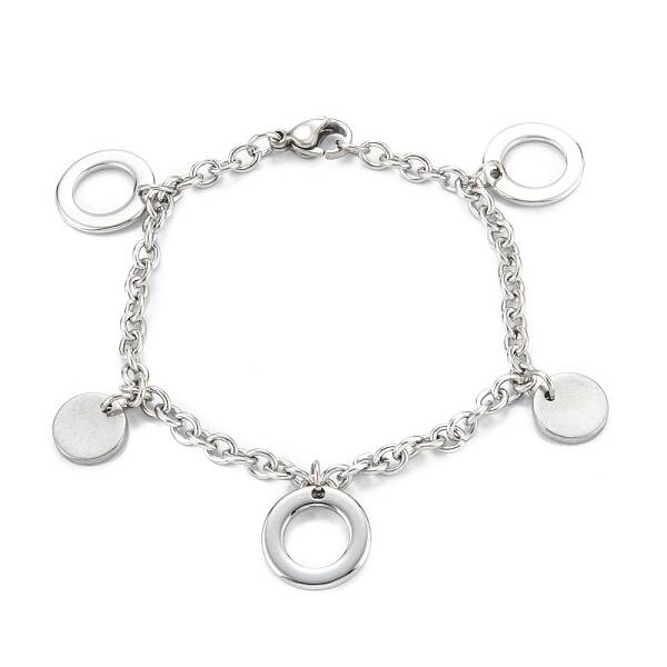 Tarnish Resistant 304 Stainless Steel Charm Bracelets
