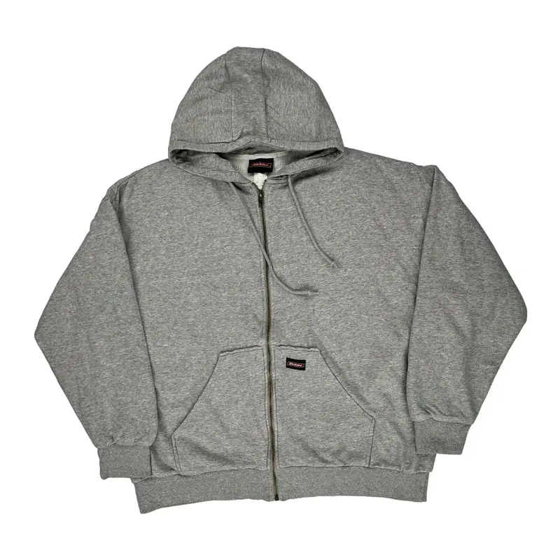 Dickies Hoodie - 2XL Grey Cotton Blend