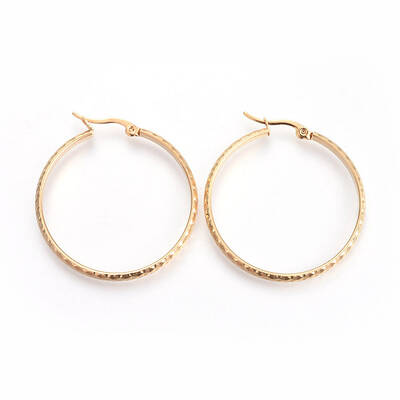 201 Stainless Steel Big Hoop Earrings