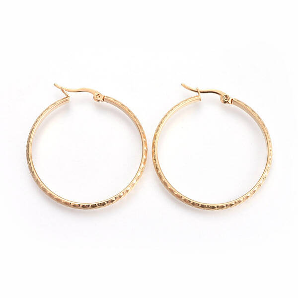 201 Stainless Steel Big Hoop Earrings