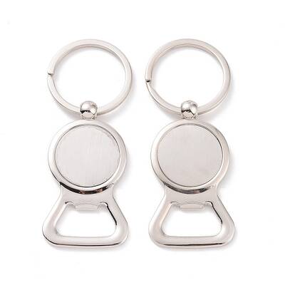 Rack Plating Zinc Alloy Keychain